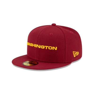 Sapca New Era Washington Football Team NFL Basic Wordmark 59FIFTY Fitted - Galbeni